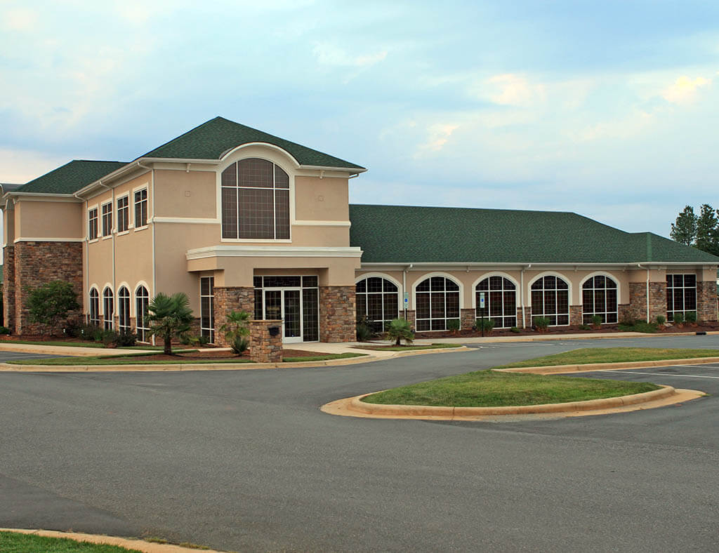 commercial building after a roof repair in springfield il