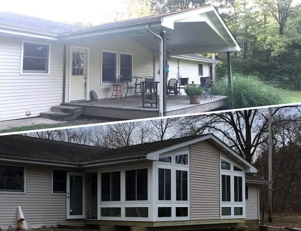 porch converted sunroom springfield illinois