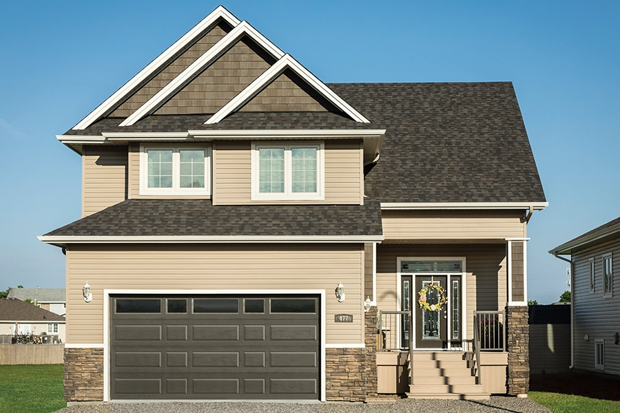 A home's exterior in Chatham, IL.