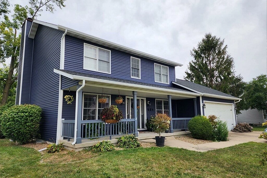 This is a photo of a house that has Royal Building Products Siding installed by Sutton’s.